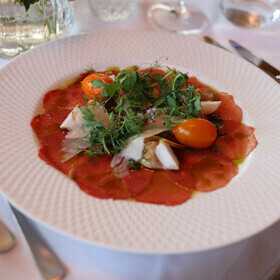 Garpaccio Vorspeise im Gasthaus goldener Engel