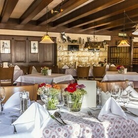 Tischgedecke im Gasthaus goldener Engel im Glottertal