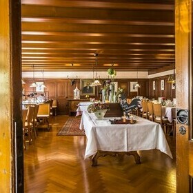 Blick in die Stube des Gasthaus goldener Engel im Glottertal